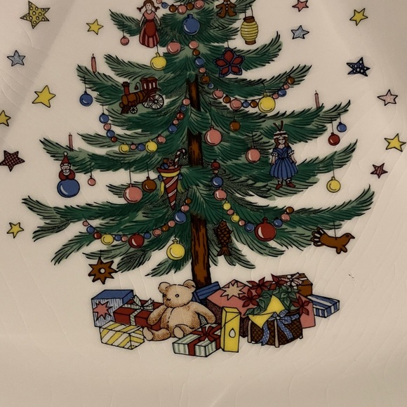 Vintage Nikko Christmas Tree Shaped Serving Plate - Picture 4 of 8